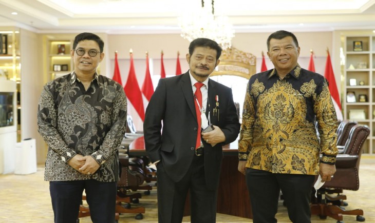 Foto : Bupati Bulukumba dan Wakilnya Melakukan Pertemuan Dengan Menteri Pertanian Syahrul Yasin Limpo (SYL).