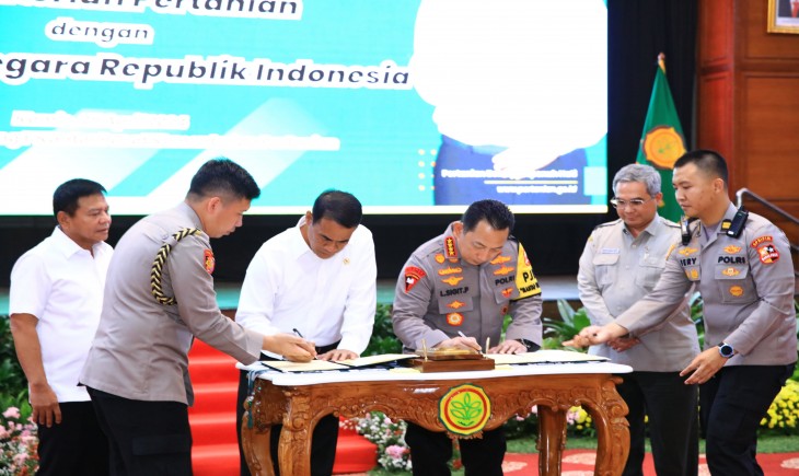 Foto:  Menteri Pertanian & Kapolri