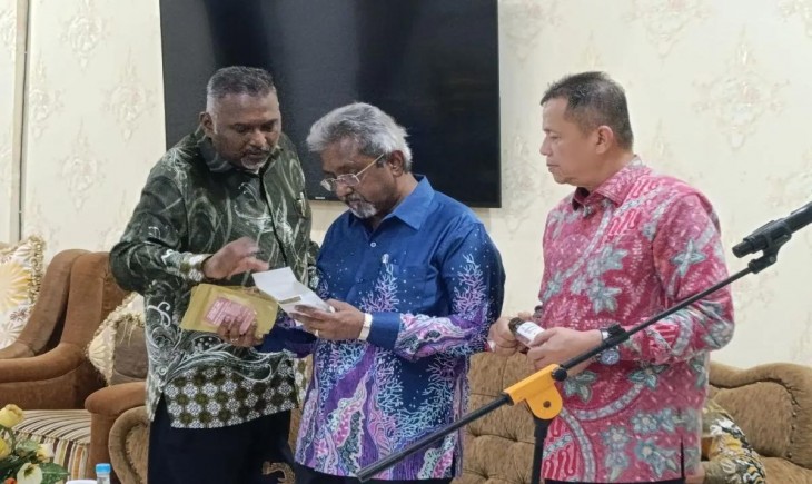 Wakil Wali Kota Payakumbuh Elzadaswarman saat menerima kunjungan awal perwakilan salah satu perusahaan asal Malaysia. (Foto : Pemkot Payakumbuh)