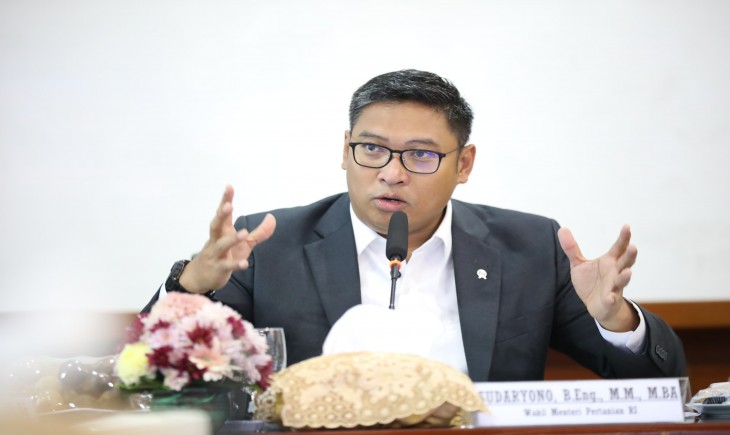 Wamentan, Sudaryono mengajak diaspora Indonesia di Eropa untuk berperan aktif dalam memperkuat ekspor komoditas pertanian Indonesia. (Foto: Dok. Kementan)