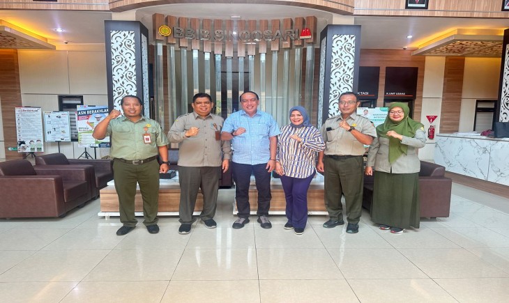 Kunjungan kerja yang dilakukan oleh Kepala Dinas Pertanian Provinsi Gorontalo pada 28 November 2024, yang diterima langsung oleh Kepala BBIB Singosari, Akbar. (Foto: Dok. Kementan)