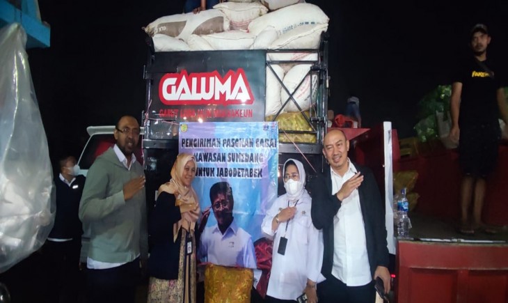 Foto : Pemantauan Pasokan Cabai di Pasar Induk Kramat Jati (PIKJ).