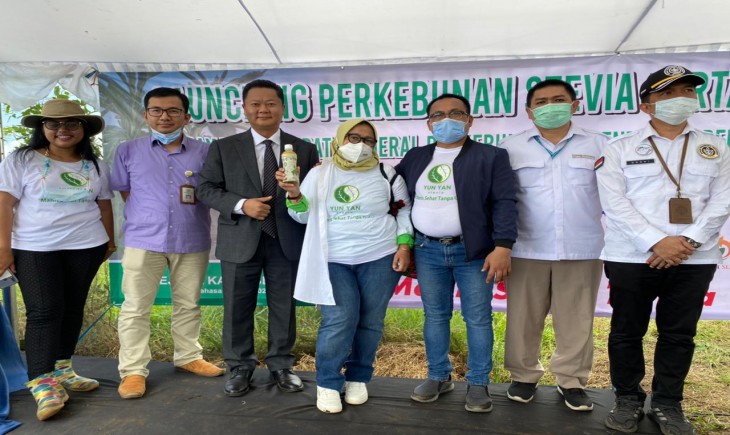 Foto : Launching Perkebunan Stevia Pertama di Indonesia.