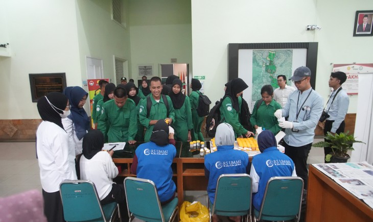 Foto: Ciptakan Lingkungan Kampus Sehat, Polbangtan Kementan Gelar Tes Narkoba bagi Mahasiswa.