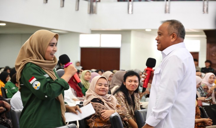 Wamentan Saleh saat menjadi narasumber dalam 3rd International Conference on Agricultural, Nutraceutical and Food Science (ICANFS) di Universitas Tidar, Magelang, Kamis (29/10/2026).