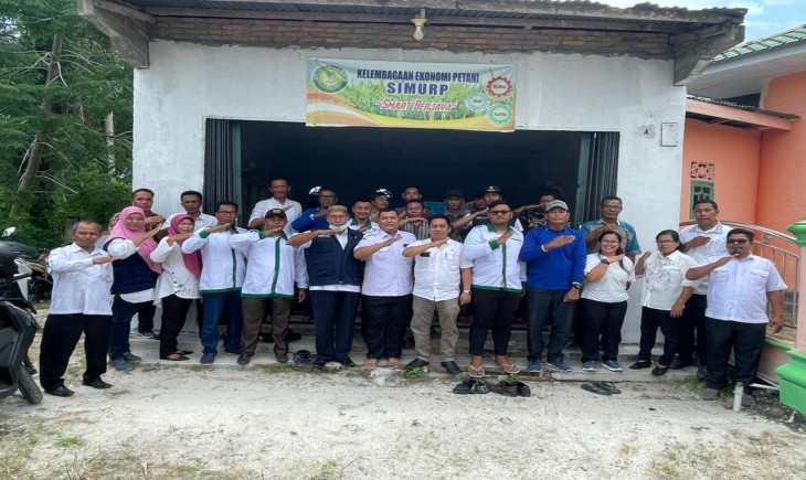 Foto : Bimbingan Teknis Kelembagaan Ekonomi Petani (KEP) SIMURP 2022 di Sekretariat KEP SIMURP Smart Berjaya.