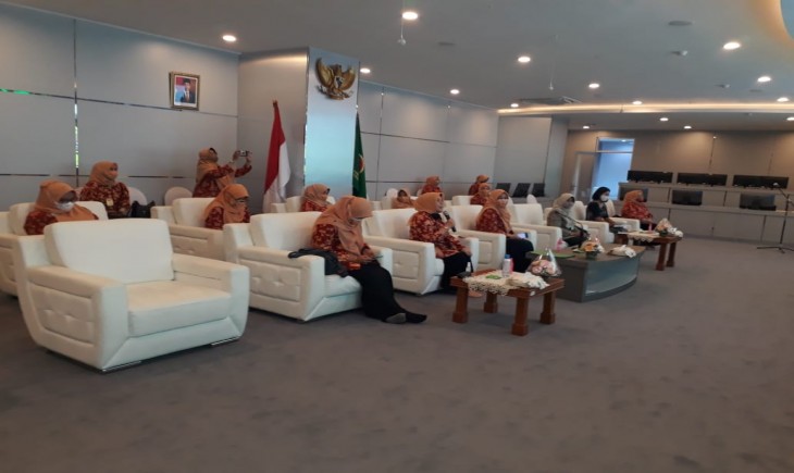 Foto : Acara Webinar Berkebun di Era New Normal Covid 19 yang di Selenggarakan di Ruang AWR Kementerian Pertanian.
