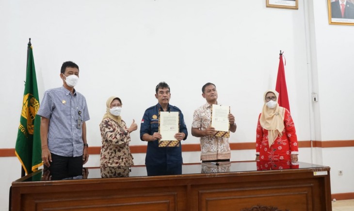 Foto : Penandatanganan Kerjasama Lisensi Balitbangtan dengan PT. Intama Taat Anugerah (ITA).