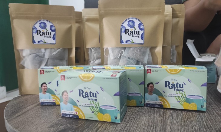 Bunga telang dari Kota Serang kini diminati oleh pasar luar negeri, salah satunya Turki. (Kementan)