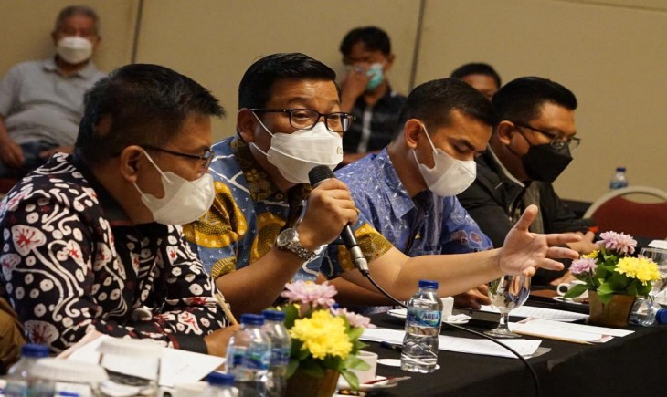 Foto : Kepala Badan Pangan Nasional/National Food Agency (NFA) Arief Prasetyo Adi, saat memimpin Rapat Koordinasi Ekosistem Perunggasan bersama Kementerian/Lembaga terkait, serta asosiasi dan para pelaku usaha perunggasan, di Depok.