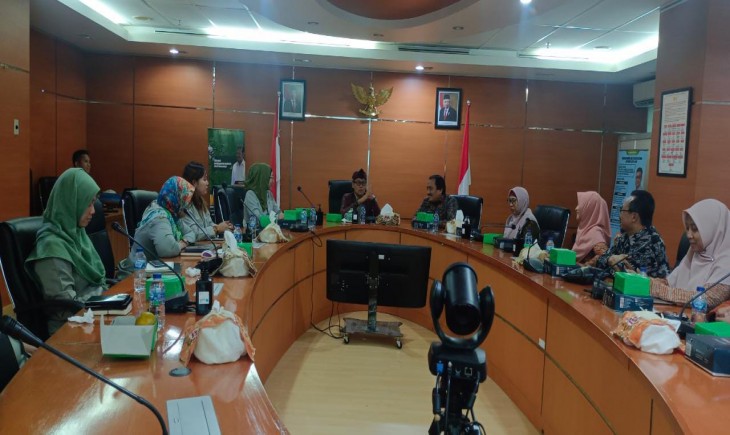 Foto : Pada Kamis (06/07) Badan penyuluhan dan Pengembangan Sumber Daya Manusia Pertanian (BPPSDMP) mengadakan diskusi dengan Universitas Muhammadiyah Jakarta.