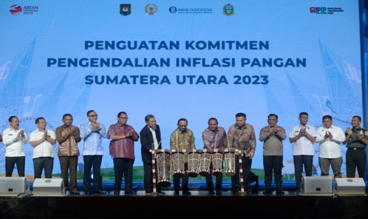 Caption : Penyelenggaraan GNPIP Sumatera Utara 2023 (Diskominfo Sumut)