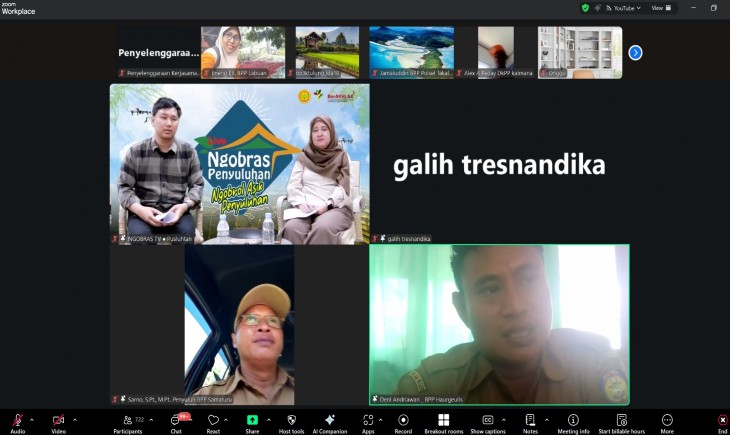 Dukung Swasembada Pangan, Kementan Gelar Sosialisasi Cyber Extension 3.0. (foto: dok. Kementan)