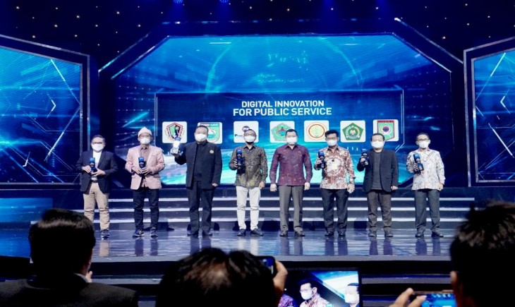 Foto : Kementerian Pertanian Raih Penghargaan Digital Inovation Award 2022.