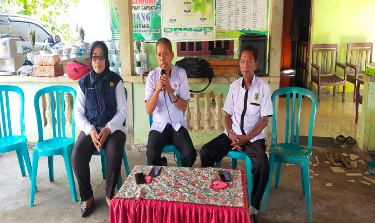 Foto : Penyuluhan Dinas Tanaman Pangan dan Hortikultura Kabupaten Pinrang, Kamis (1/9). 