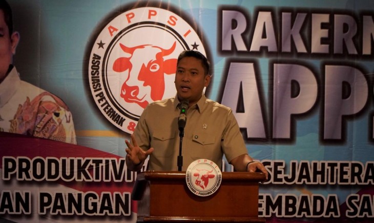 Wamentan Sudaryono Dalam pembukaan Rapat Kerja Nasional (Rakernas) ke-3 APPSI, Bogor. (Foto: dok. Kementan)