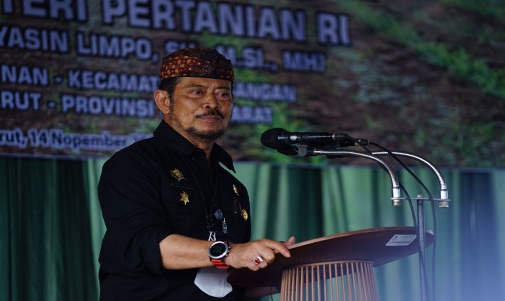 Foto : Menteri Pertanian, Syahrul Yasin Limpo.