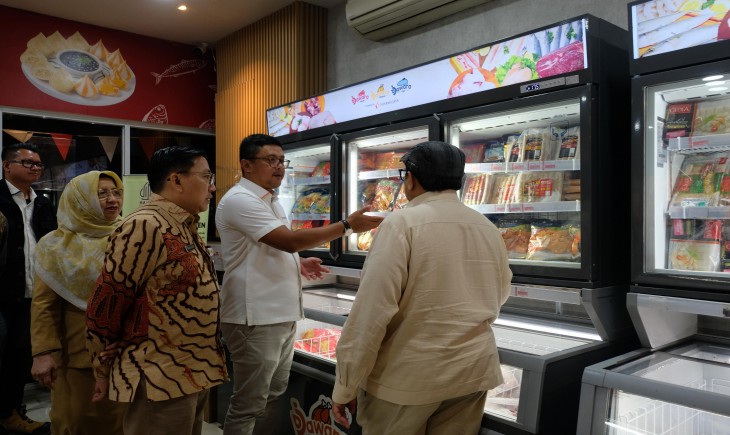 Badan Penyelenggara Jaminan Produk Halal (BPJPH) bersama Kementerian Pertanian (Kementan) melakukan peninjauan terhadap Rumah Potong Hewan (RPH) Perumda Dharma Jaya di Cakung, Jakarta Timur, Selasa (3/12). (Foto : Dok. Kementan)