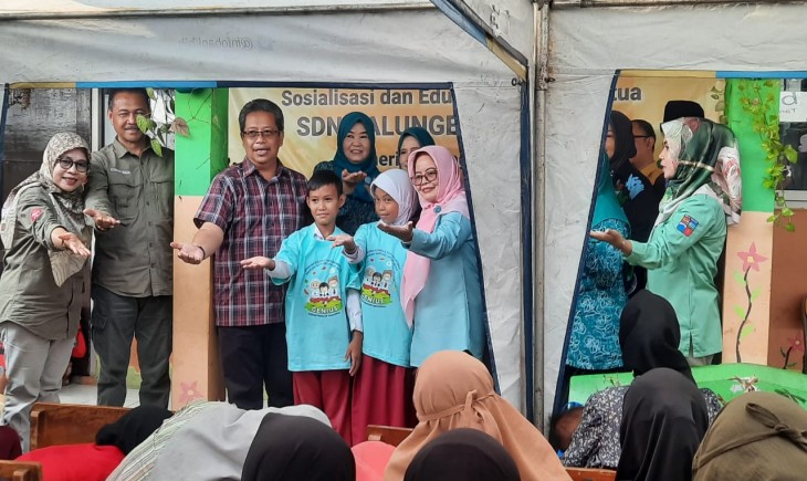 MERIAH : Pelaksanaan acara Bimbingan Teknis dan Edukasi bagi Orang Tua Murid SDN Balungbang Jaya 3 Kota Bogor. (Nicko/Pangannews.id)