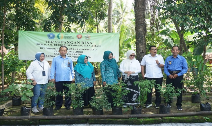 Desa B2SA di Kelurahan Jatimulyo Kecamatan Dlingo, Kabupaten Bantul, Yogyakarta pada Selasa (30/01/2024). (Foto: Dok. Kementan)