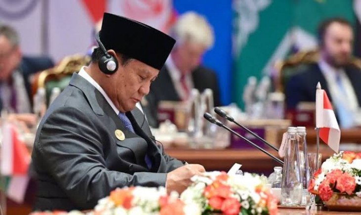 Presiden Prabowo Subianto dalam rangkaian KTT BRICS 2026 di Bharat Mandapam, New Delhi, Republik India, Sabtu, 12 September 2026.( Foto: BPMI Setpres/Muchlis Jr)